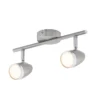 Vector 2 Bar LED Spotlight - Satin Nickel -Homebase Sales Store 12810128 6514843073049327