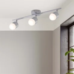 Pallas 3 Bar 4W LED Spotlight - Chrome -Homebase Sales Store 12810235 8904843073683503