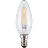 TCP LED Filament Clear Candle 4W E14 Light Bulb - 3 Pack -Homebase Sales Store 12813612 6054958629262703
