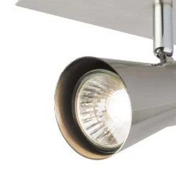 Swansea 1x 35W Spotlight - Brushed Stainless Steel -Homebase Sales Store 12813668 7694843086289005