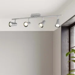 Swansea 4x 35W Spotlight - Brushed Stainless Steel -Homebase Sales Store 12813798 1804843086387885