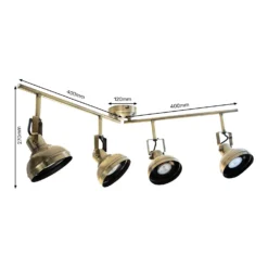 Ditavon 4x 35W Spotlight - Antique Brass -Homebase Sales Store 12813801 2074967163190074