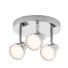 Apollo 3x 5W Round Plate LED Spotlight - Chrome -Homebase Sales Store 12813810 1804843087114068