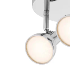 Apollo 3x 5W Round Plate LED Spotlight - Chrome -Homebase Sales Store 12813810 4514843087144866