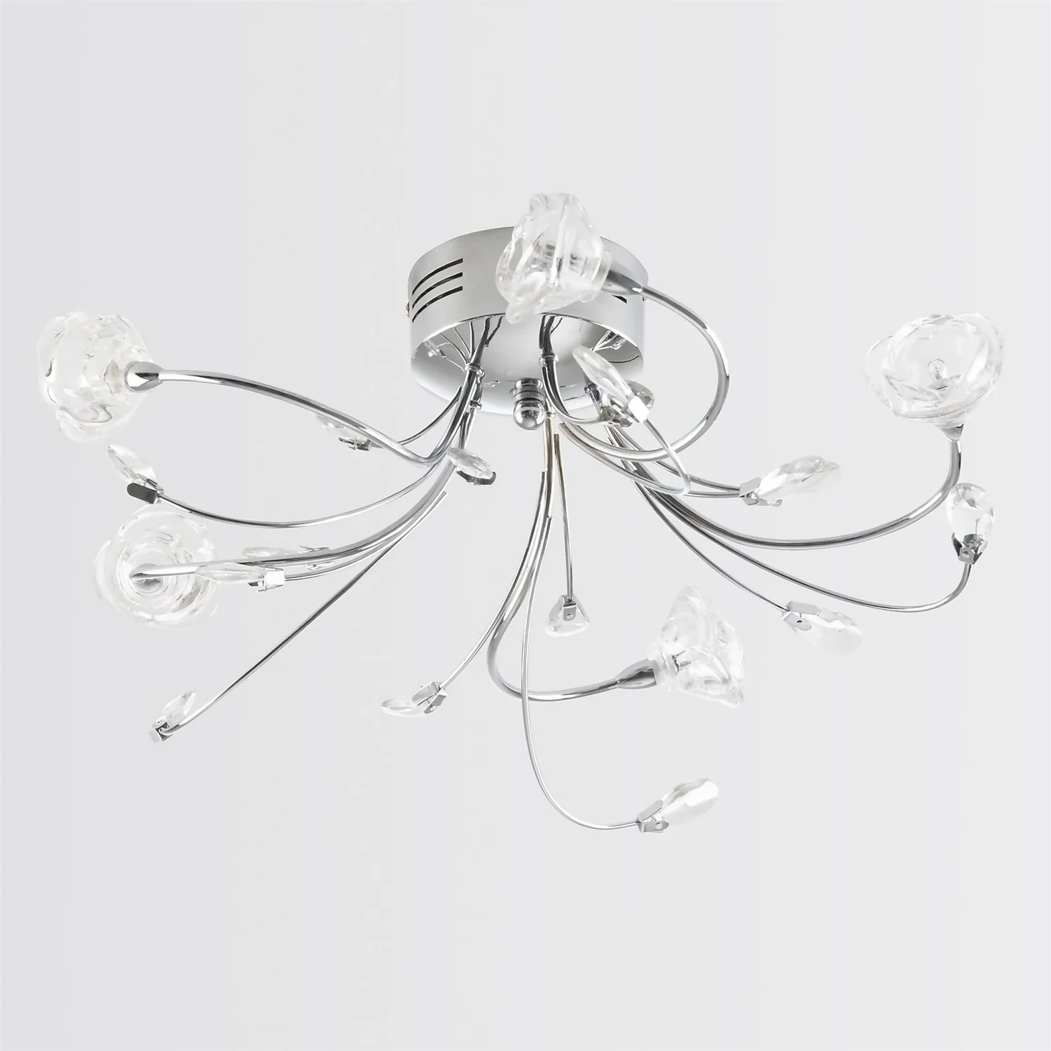 Flora 5 Lamp Semi-Flush Ceiling Light Flora 5 Lamp Semi-Flush Ceiling Light -Homebase Sales Store 12815958 1934938641731503