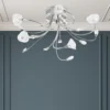 Flora 5 Lamp Semi-Flush Ceiling Light -Homebase Sales Store 12815958 2034938641617605
