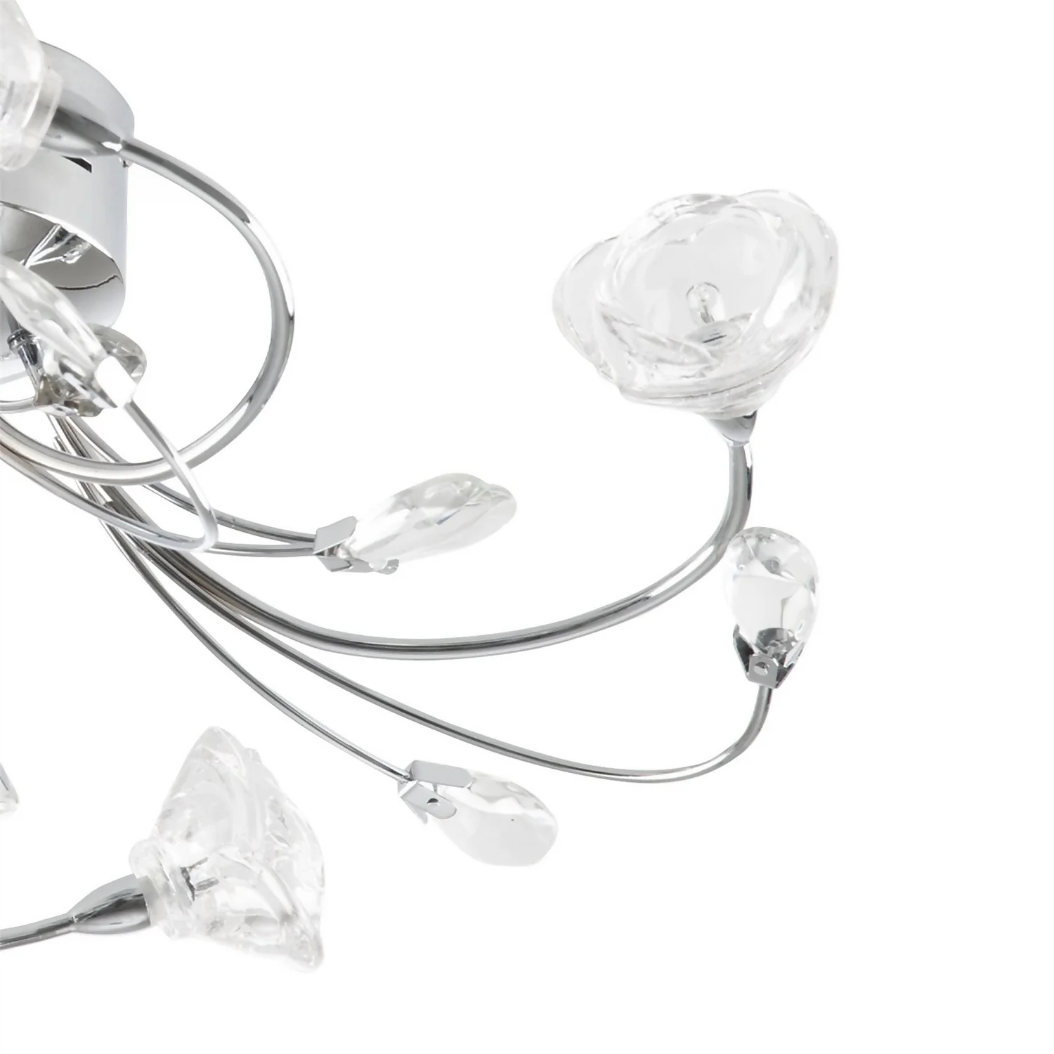 Flora 5 Lamp Semi-Flush Ceiling Light Flora 5 Lamp Semi-Flush Ceiling Light -Homebase Sales Store 12815958 9034938641777352