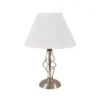 Darcie Satin Nickel Table Lamp 2 Darcie Satin Nickel Table Lamp -Homebase Sales Store 12816352 5014832141925441