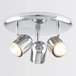 Phoenix 3 Lamp Spotlight - Chrome -Homebase Sales Store 12816706 8804843347899004