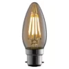 LED Filament Candle 4W B22 Vintage Light Bulb -Homebase Sales Store 12817854 4774831958980059