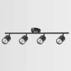 Travis 4 Light Spotlight Bar - Black -Homebase Sales Store 12817922 1984843359460239