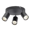 Travis 3 Light Spotlight Plate - Black -Homebase Sales Store 12818059 1324843359594714