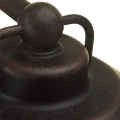 Lutec Cate E27 IP44 Outdoor Wall Lantern - Black With Rust Effect -Homebase Sales Store 12819161 4854952656845954