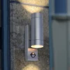 Lutec Rado Up/Down PIR Outdoor Wall Light - Stainless Steel -Homebase Sales Store 12819275 1544952877381213