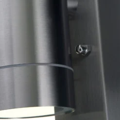 Lutec Rado Up/Down PIR Outdoor Wall Light - Stainless Steel -Homebase Sales Store 12819275 6674952877464952