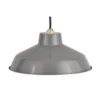 Retro Metal Easy Fit Pendant Light Shade - Grey -Homebase Sales Store 12819599 5794831916652279