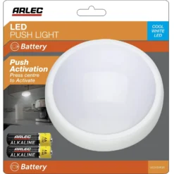 Arlec Round LED Push Light -Homebase Sales Store 12823663 9364833201183504