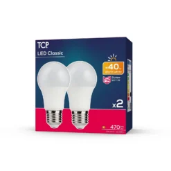TCP LED Classic 40W ES Warm - 2 Pack 3 TCP LED Classic 40W ES Warm - 2 Pack -Homebase Sales Store 12824286 1794963829342979