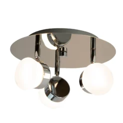 Paisley LED Bathroom Round Plate Spotlight - 3 X 4.5W -Homebase Sales Store 12826177 2544958071593303