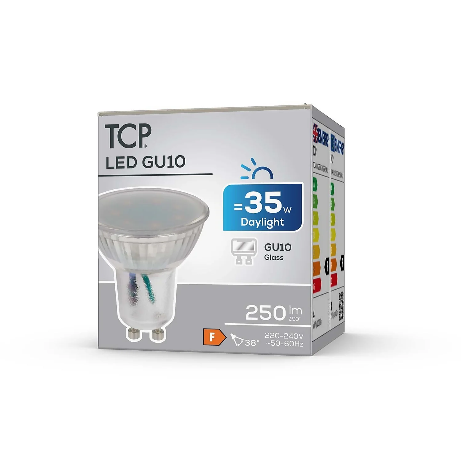 TCP LED Glass GU10 35W Cool Light Bulb TCP LED Glass GU10 35W Cool Light Bulb -Homebase Sales Store 12826537 5915022112413576