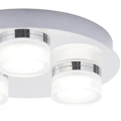 Amalfi 3 Plate LED Flush - Chrome -Homebase Sales Store 12831933 5724832981779977