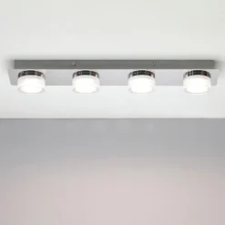 Amalfi 4 Bar LED Flush - Chrome 4 Amalfi 4 Bar LED Flush - Chrome -Homebase Sales Store 12832038 1934832981352024