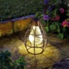 Small Solar Lightbulb Cage Lantern -Homebase Sales Store 12835744 1665032719853911