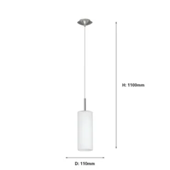 Eglo Troy 3 (1 Light) Pendant Light - Satin Nickel -Homebase Sales Store 12836613 1574833236247813