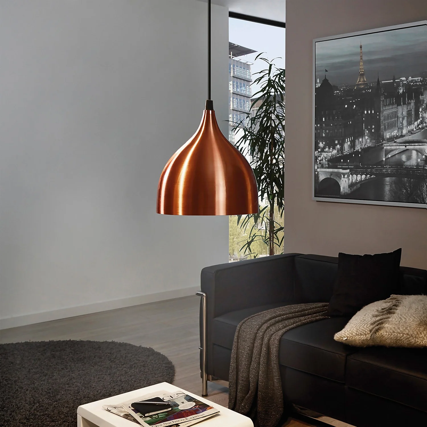 Eglo Coretto Pendant Light - Brushed Copper Eglo Coretto Pendant Light - Brushed Copper -Homebase Sales Store 12836705 1104941821133102