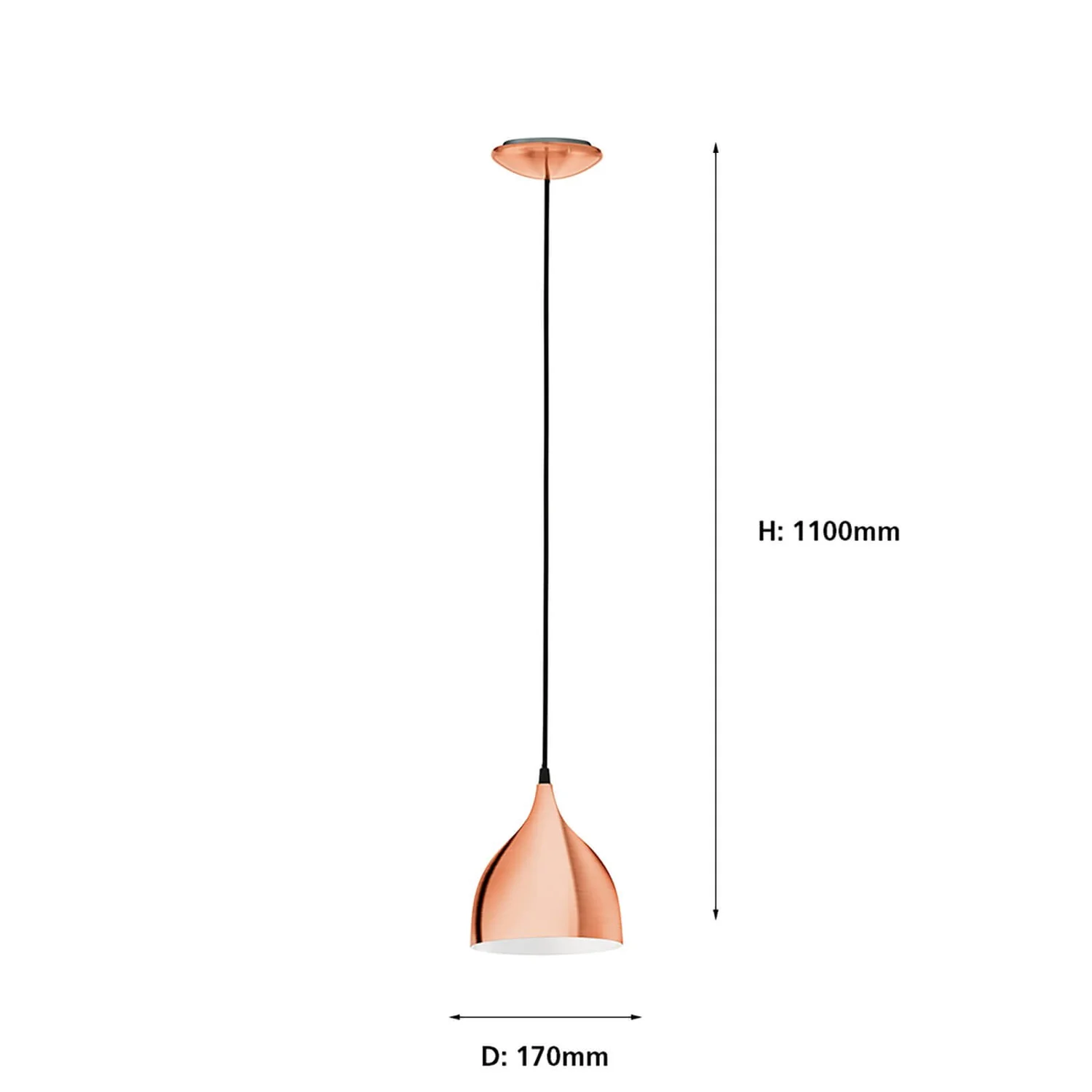 Eglo Coretto Pendant Light - Brushed Copper Eglo Coretto Pendant Light - Brushed Copper -Homebase Sales Store 12836705 1234833169162380