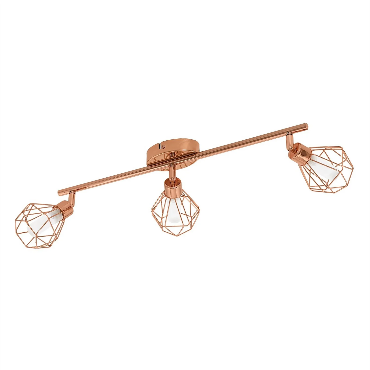 Eglo Zapata Triple Spotlight - Copper Eglo Zapata Triple Spotlight - Copper -Homebase Sales Store 12836886 1014843502933049