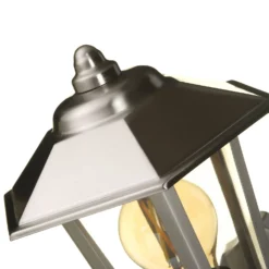 Lutec Grosvenor Stainless Steel Outdoor Wall Lantern -Homebase Sales Store 12840505 5094952656721964