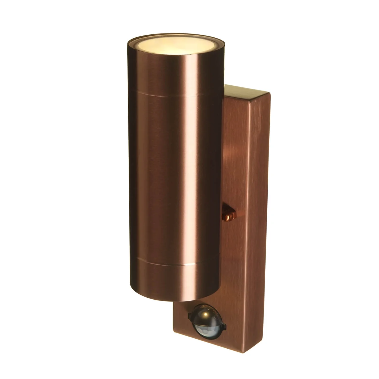 Lutec Rado Up & Down Outdoor Wall Light with PIR Motion Sensor - Copper Lutec Rado Up & Down Outdoor Wall Light With PIR Motion Sensor - Copper -Homebase Sales Store 12840519 2134833192493926