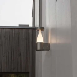 Lutec Virgo LED Stainless Steel Outdoor Wall Light -Homebase Sales Store 12840630 2004952643169095