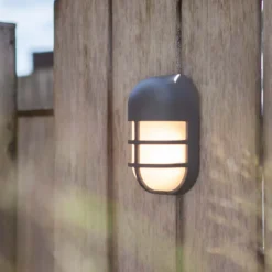 Lutec Bullo Outdoor Bulkhead Light - Anthracite -Homebase Sales Store 12840632 2134952694885864