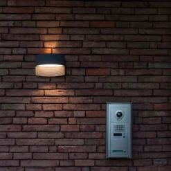 Lutec Lotus LED Up & Down Outdoor Wall Light - Anthracite -Homebase Sales Store 12840633 1974952657122896