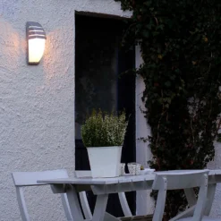 Lutec City Outdoor Bulkhead Wall Light - Anthracite -Homebase Sales Store 12840643 1054952694850872