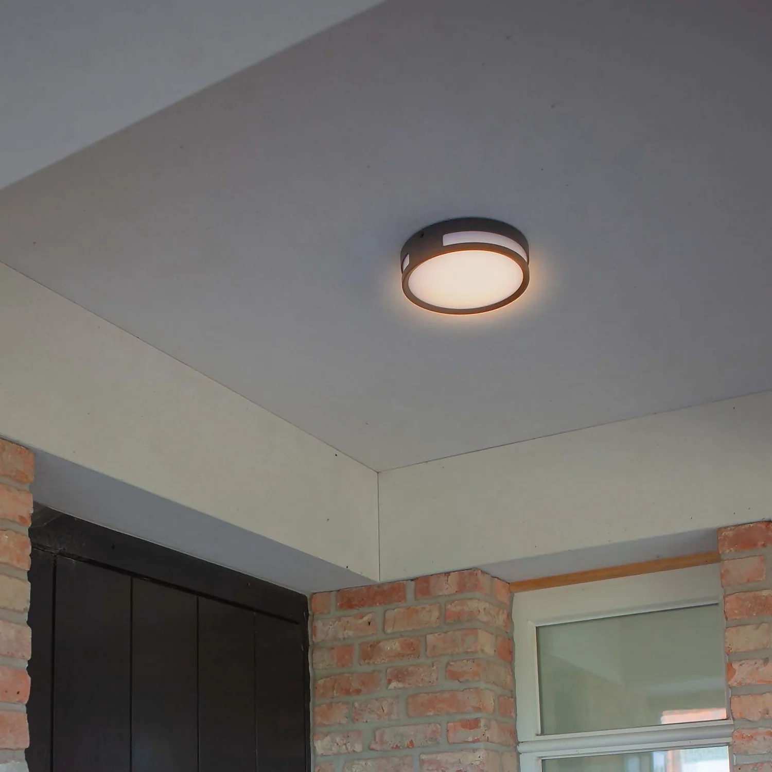 Lutec Rola LED Outdoor Bulkhead Light - Anthracite Lutec Rola LED Outdoor Bulkhead Light - Anthracite -Homebase Sales Store 12840746 2044952683020768