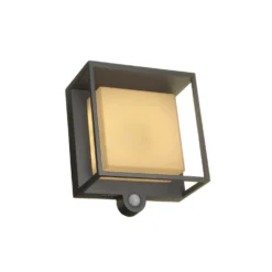 Lutec Curtis Solar LED Outdoor Wall Light With PIR Motion Sensor -Homebase Sales Store 12840750 3004833192350646