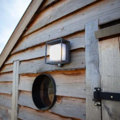 Lutec Curtis Solar LED Outdoor Wall Light With PIR Motion Sensor -Homebase Sales Store 12840750 7124952683022844