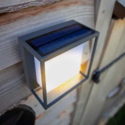 Lutec Curtis Solar LED Outdoor Wall Light With PIR Motion Sensor -Homebase Sales Store 12840750 7534952683053480