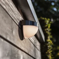 Lutec Bubble Solar LED Outdoor Wall Light With PIR Motion Sensor -Homebase Sales Store 12840752 8924952869514847