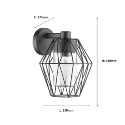 EGLO Canove Caged Exterior Wall Light -Homebase Sales Store 12881609 8794843702064943