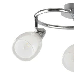 Eliza 3 Lamp Spotlight Plate - Chrome -Homebase Sales Store 12882217 4334843518160908