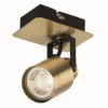 Lucy Single Lamp Spotlight - Gold & Black -Homebase Sales Store 12882218 2044843518403701