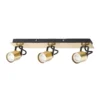Lucy 3 Lamp Spotlight Plate - Gold & Black -Homebase Sales Store 12882221 4874843518922302