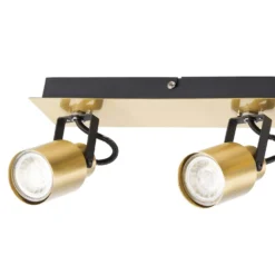 Lucy 3 Lamp Spotlight Plate - Gold & Black -Homebase Sales Store 12882221 9004843518965340