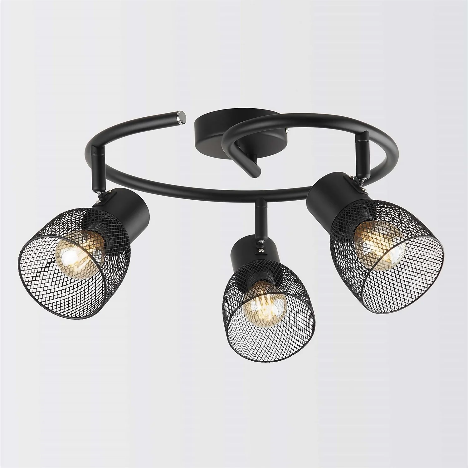 Emily 3 Lamp Spotlight Ring - Black Emily 3 Lamp Spotlight Ring - Black -Homebase Sales Store 12882228 9034843519859646