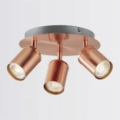 Rose 3 Lamp Spotlight Plate - Rose Gold -Homebase Sales Store 12882234 1104843521134985