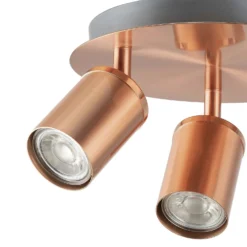 Rose 3 Lamp Spotlight Plate - Rose Gold -Homebase Sales Store 12882234 1864843521151221